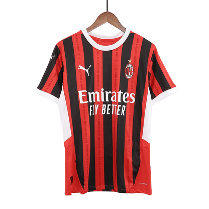 Player Version PULISIC #11 AC Milan Home  Soccer Jersey 2024/25 Top Soccer Jerseys Store