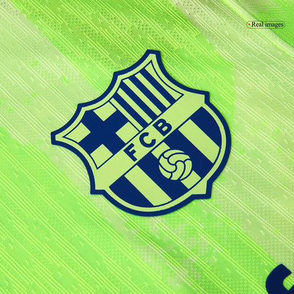 Player Version GAVI #6 Barcelona Third Away  Soccer Jersey 2024/25- UCL?Spotify Logo Without Text? Top Soccer Jerseys Store