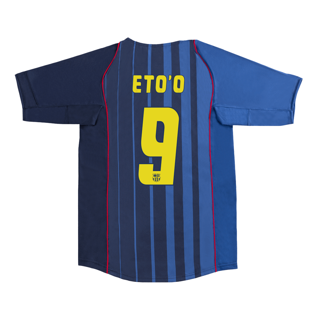Retro ETO'O #9 2004/05 Barcelona Away  Soccer Jersey Top Soccer Jerseys Store