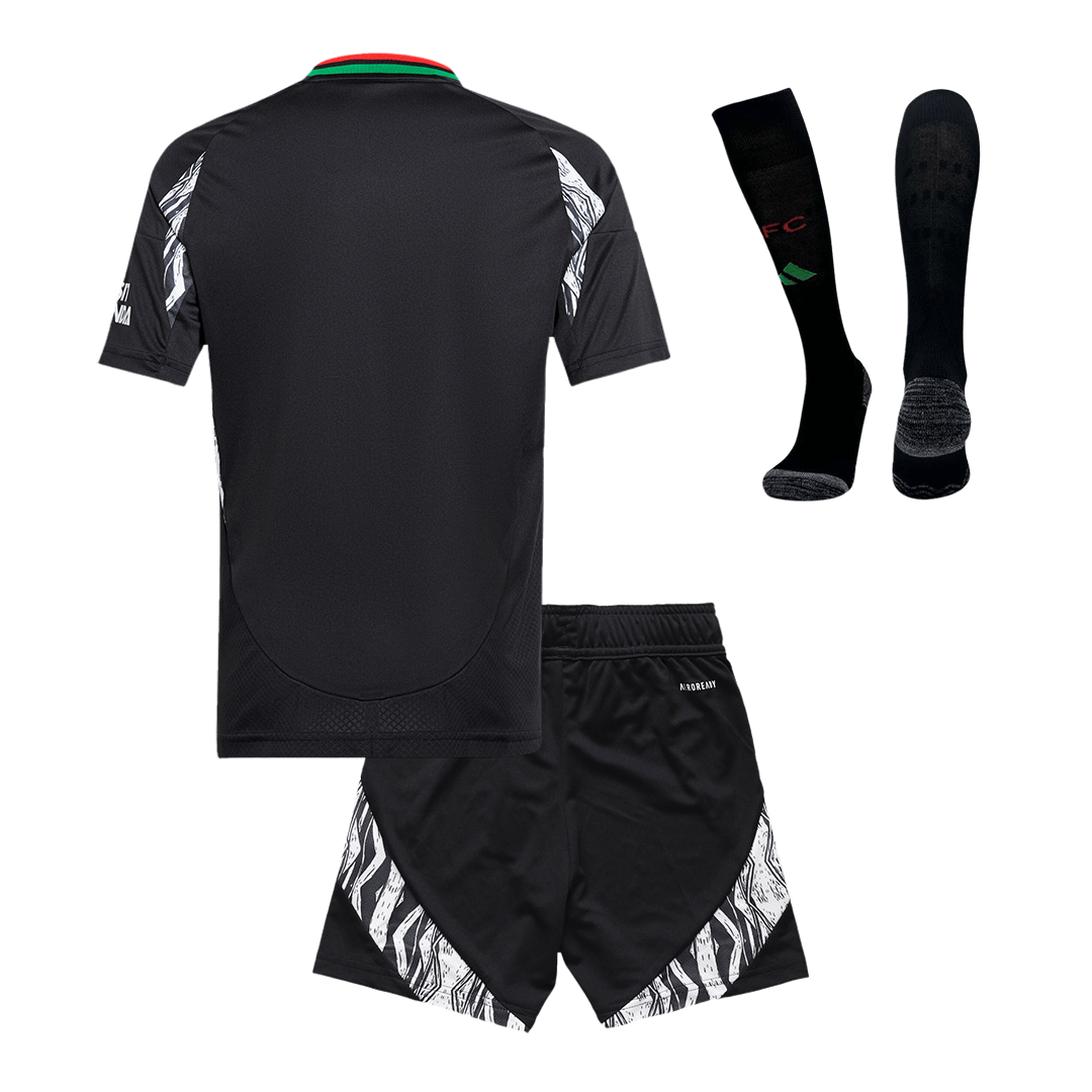 Kid's Arsenal Away  Soccer Jersey Kit(Jersey+Shorts+Socks) 2024/25 Top Soccer Jerseys Store