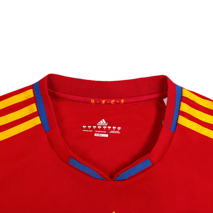 Retro A. INIESTA #6 2010 Spain Home  Soccer Jersey Top Soccer Jerseys Store