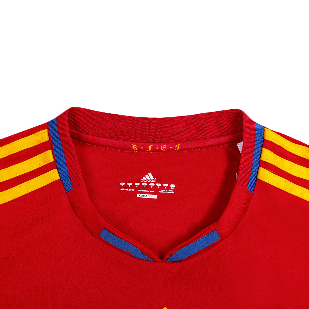 Retro DAVID VILLA #7 2010 Spain Home  Soccer Jersey Top Soccer Jerseys Store
