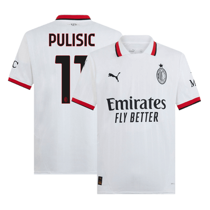 PULISIC #11 AC Milan Away  Soccer Jersey 2024/25 Top Soccer Jerseys Store