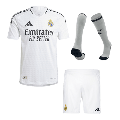 Player Version Real Madrid Home  Soccer Jersey Kit(Jersey+Shorts+Socks) 2024/25 Top Soccer Jerseys Store