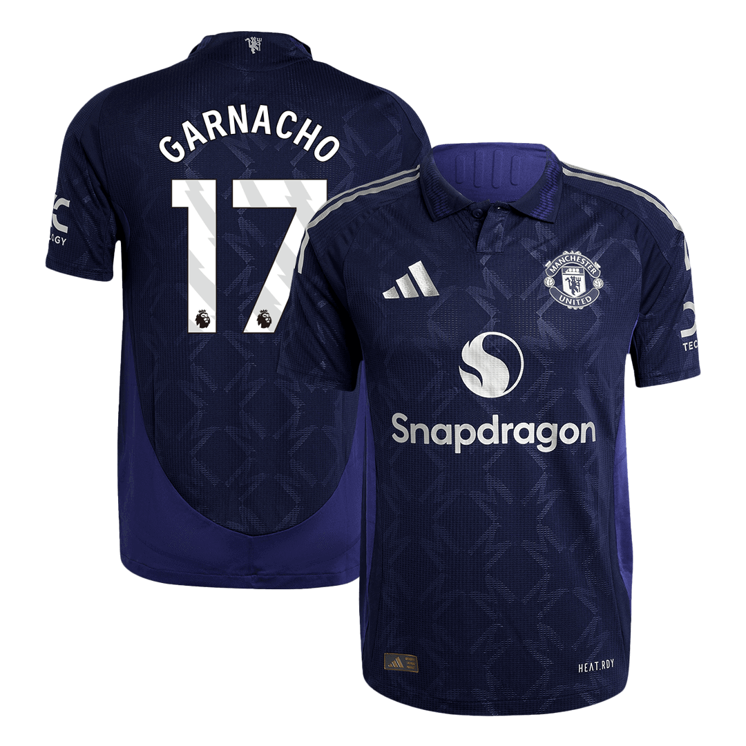 Player Version GARNACHO #17 Manchester United Away  Soccer Jersey 2024/25 Top Soccer Jerseys Store