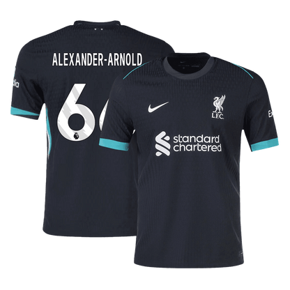 Player Version ALEXANDER-ARNOLD #66 Liverpool Away  Soccer Jersey 2024/25 Top Soccer Jerseys Store