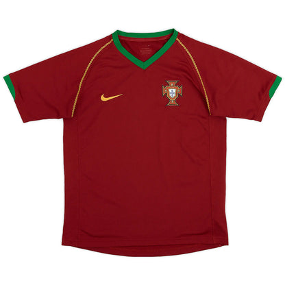 Classic Portugal Home Jersey 2006 Go Game Wear