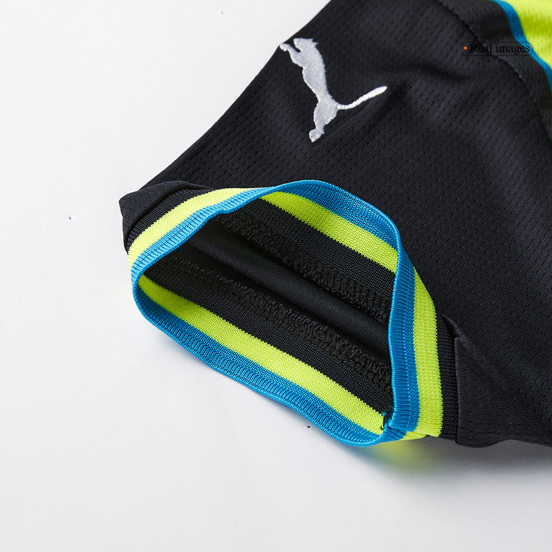 Kid's Manchester City Away  Soccer Jersey Kit(Jersey+Shorts) 2024/25 Top Soccer Jerseys Store