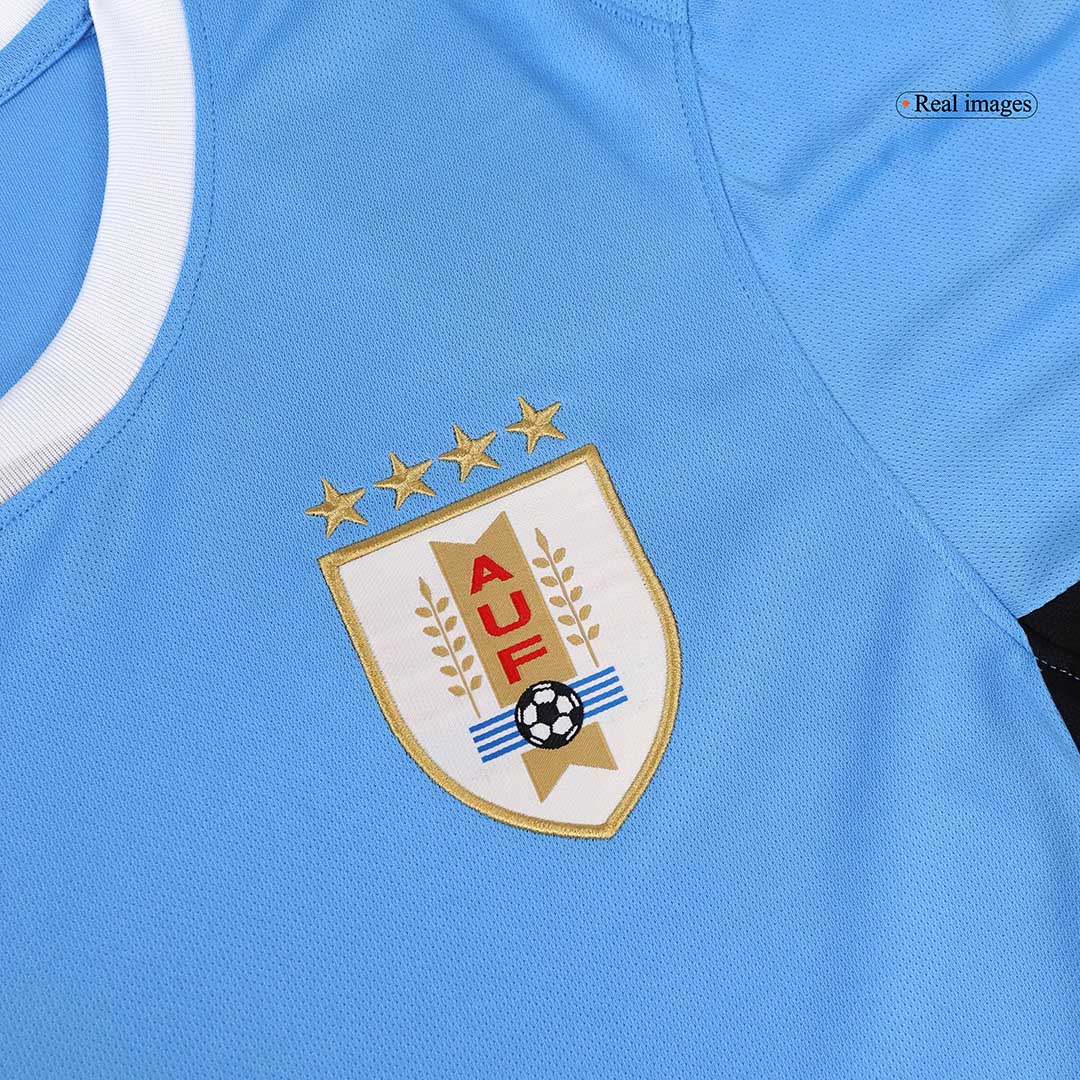 Men's Uruguay Home Soccer Jersey Copa América 2024 topsoccerjerseys.com