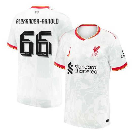 ALEXANDER-ARNOLD #66 Liverpool Third Away  Soccer Jersey 2024/25 Top Soccer Jerseys Store