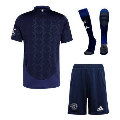 Manchester United Away  Soccer Jersey Kit(Jersey+Shorts+Socks) 2024/25 Top Soccer Jerseys Store