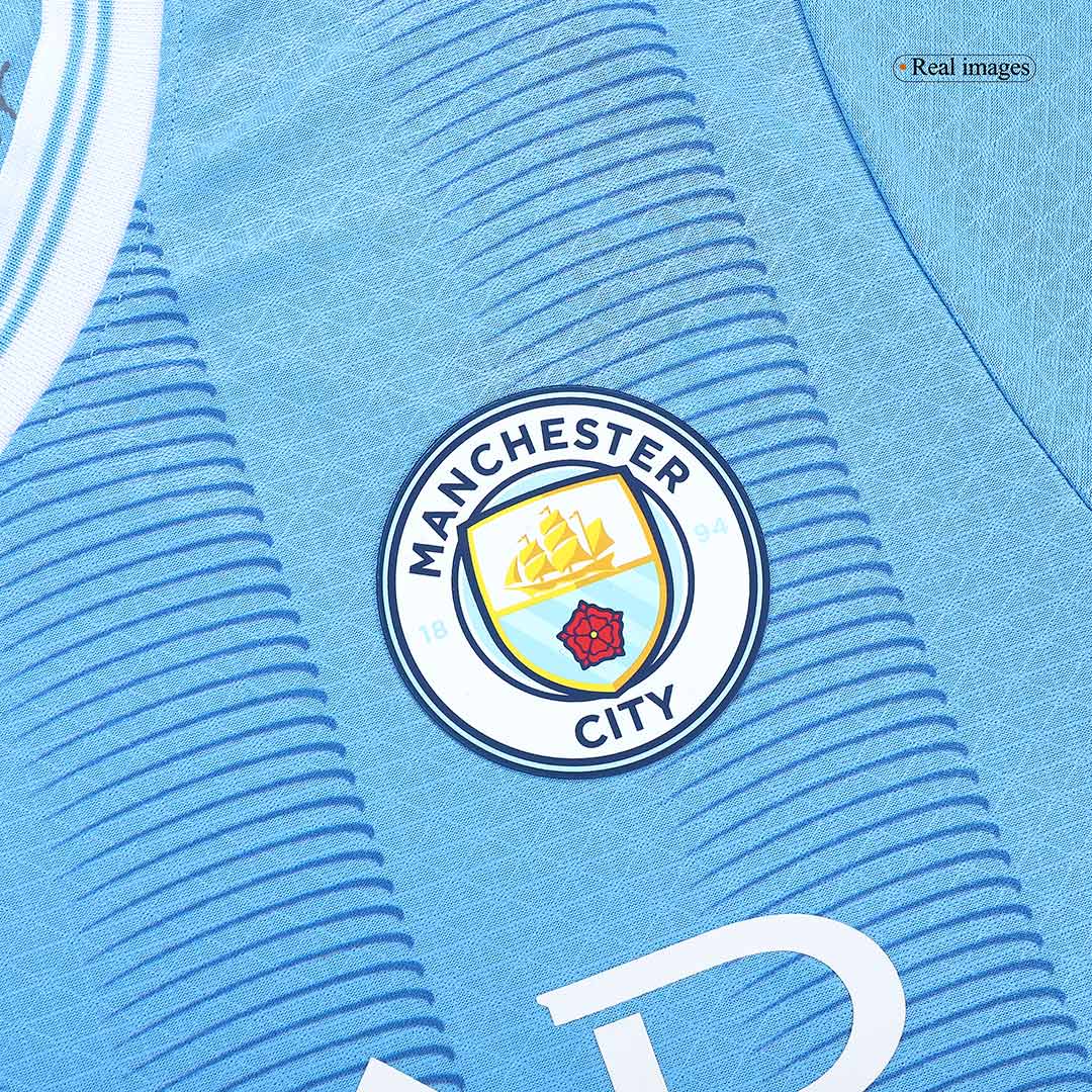 Player Version Manchester City Home  Soccer Jersey 2023/24 Top Soccer Jerseys Store