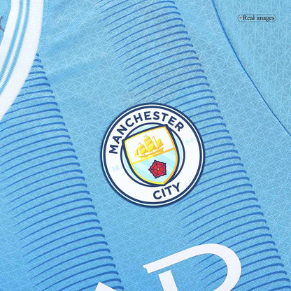 Player Version DE BRUYNE #17 Manchester City Home  Soccer Jersey 2023/24 Top Soccer Jerseys Store