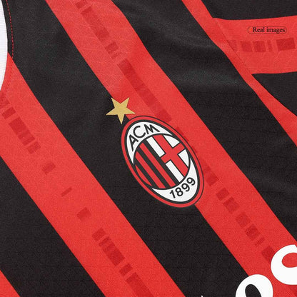 Player Version GIMENEZ #7 AC Milan Home  Soccer Jersey 2024/25 Top Soccer Jerseys Store