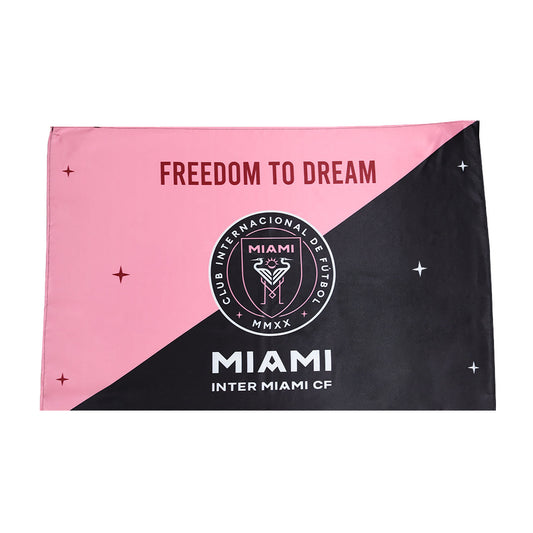 Inter Miami CF Soccer Flag Pink&Black Top Soccer Jerseys Store