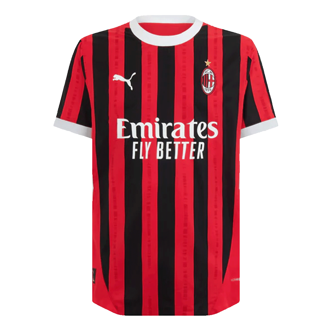 Player Version MORATA #7 AC Milan Home  Soccer Jersey 2024/25 Top Soccer Jerseys Store