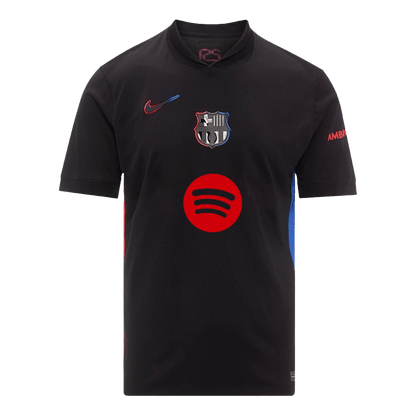 Barcelona Away  Soccer Jersey 2024/25 - Spotify Logo Without Text Top Soccer Jerseys Store