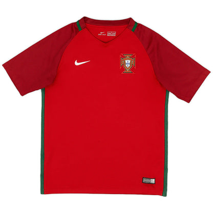 Classic Portugal Home Jersey 2016 Go Game Wear