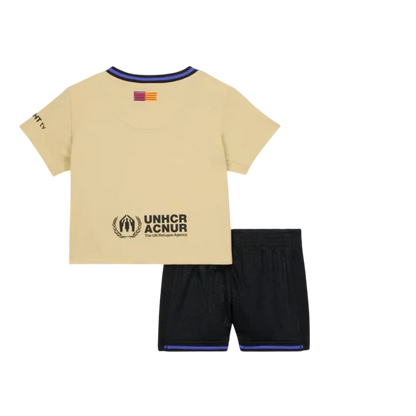 Kid‘s Barcelona Away Soccer Jerseys (Jersey+Short) Kit 2025/26 topsoccerjerseys.com