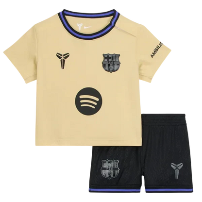Kid‘s Barcelona Away Soccer Jerseys (Jersey+Short) Kit 2025/26 topsoccerjerseys.com