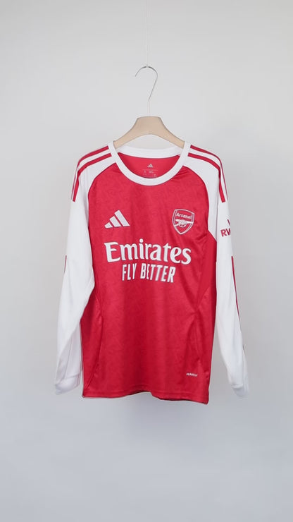 Arsenal Home Long Sleeve Soccer Jersey 2025/26