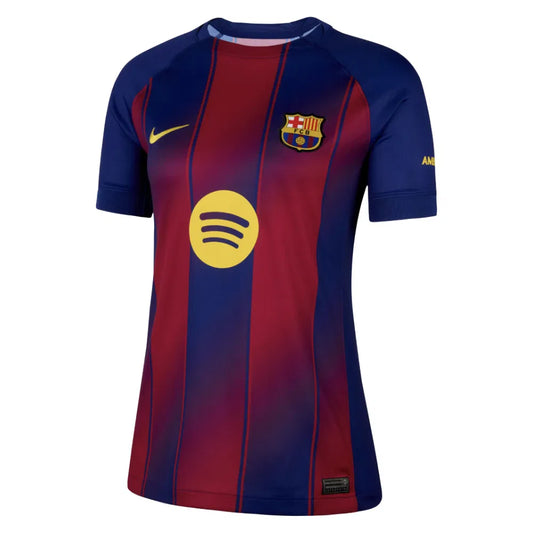 Women's Barcelona 2025/26 Home Soccer Jersey